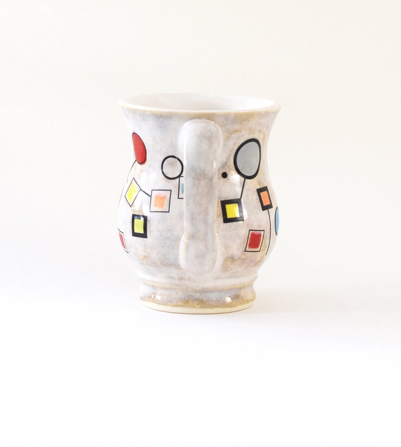 Geometric Abstraction Stoneware Mug image 4