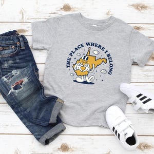 West Virginia The Place Where I Belong Toddler Tee, West Virginia Toddler Tee
