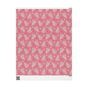 Presentpapper till julgranstårtor | Presentpapper för högtider | Retro julklappspapper | Presentpapper med julmotiv bild 5