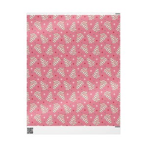 Presentpapper till julgranstårtor | Presentpapper för högtider | Retro julklappspapper | Presentpapper med julmotiv bild 2