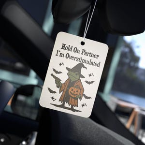 Whimsical Car Air Freshener, Funky Car Accessories, Halloween Decor, Funny Gift for Friends, Quirky Vehicle Air Freshener