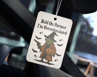 Rolig Halloween-luftfräschare för bilen, udda grodadesign