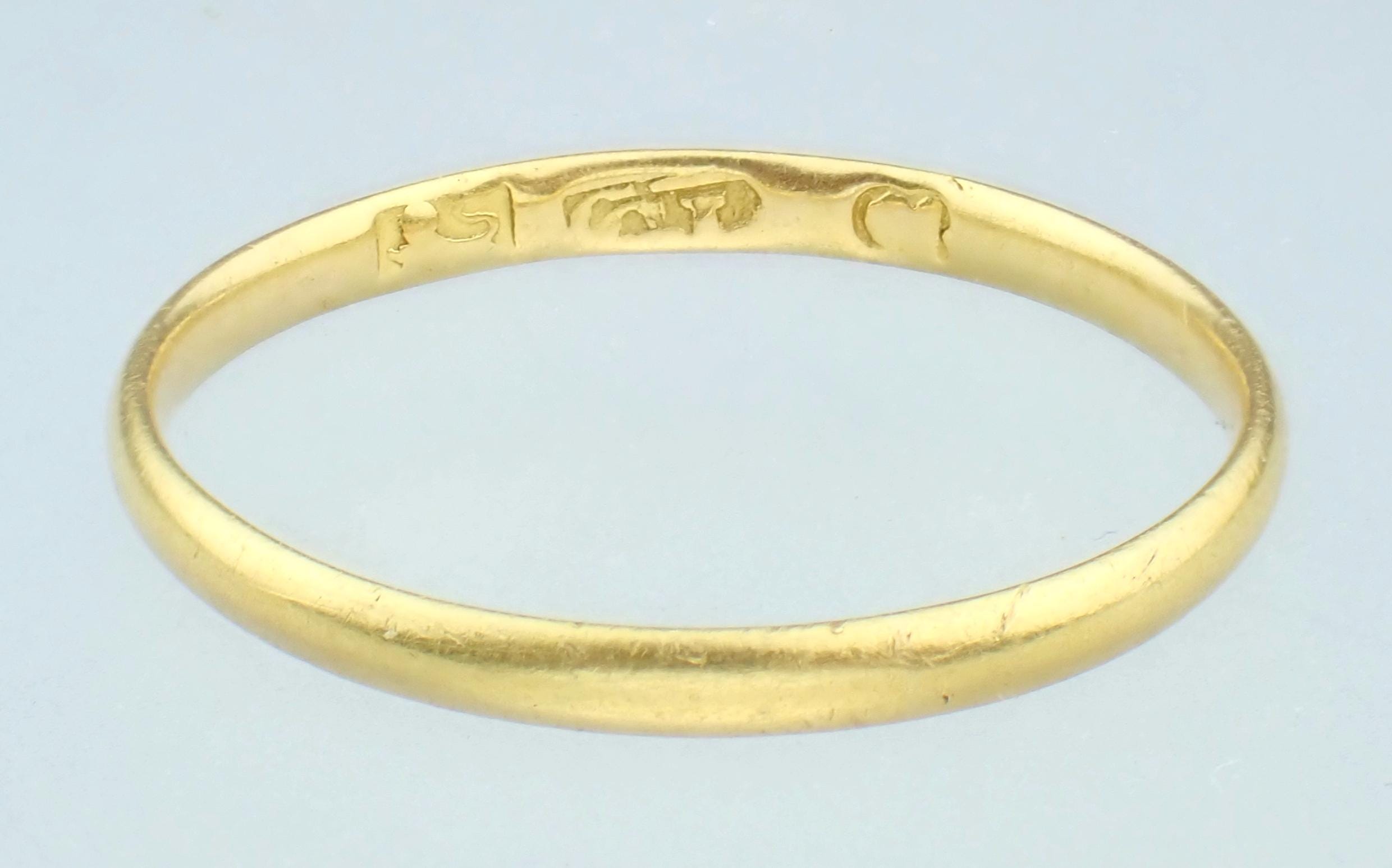 1923年｜アメリカ｜18k gold｜ウェディングリング 結婚指輪 ゴールド 
