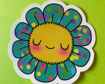 Happy Flower Sticker