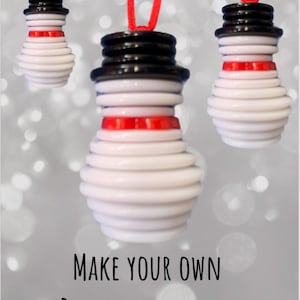 Xmas Craft Activity Decoration.  Stocking Filler Xmas Eve Box Filler Advent Calendar Filler Christmas Gift.