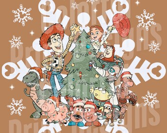 Snow Toys PNG DTF/Sublimation Design