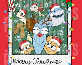Nemo Christmas Picture PNG DTF/Sublimation Design