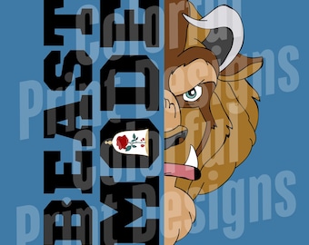 Beast Mode PNG DTF/Sublimation Design