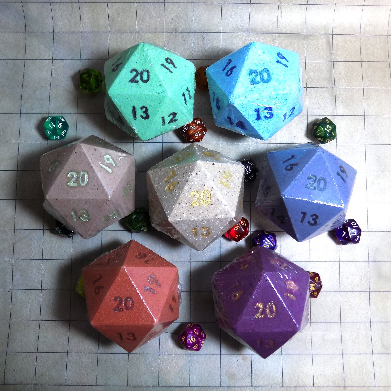 D20 Bath Bombs DnD Spell Scents Handmade Fall Pre-Order | Etsy