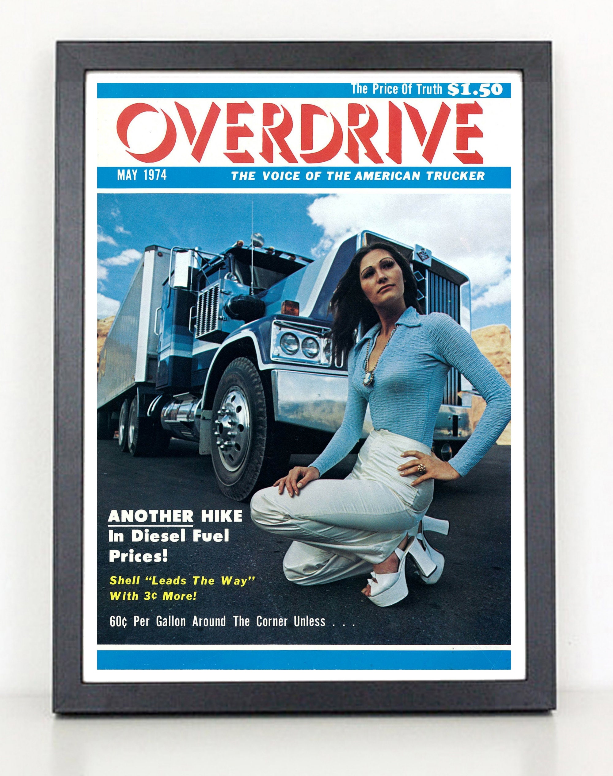 Overdrive May 74 Cover Poster - Etsy