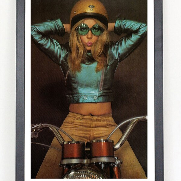 Motorcycle Poster Etsy