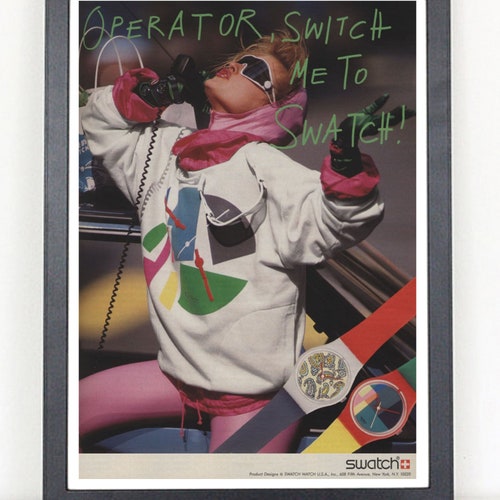 80's Swatch Poster - Etsy