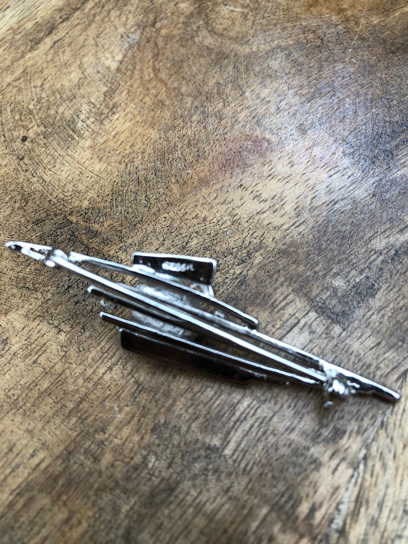 Tigers Eye Sterling Silver Brooch