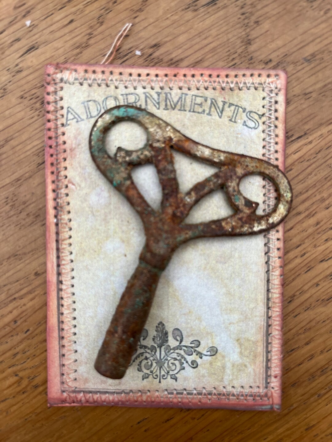 Rusted Large Vintage Clock Key Heavily Rusted Clock Key Etsy