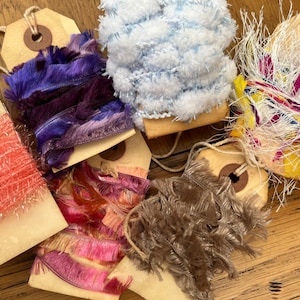 Flauschige Garne - Stickgarne - Stickgarne - Boho Perlen - Perlen - Stickgarne - Wimpern