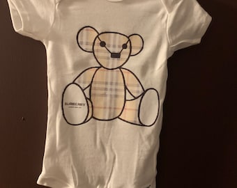 burberry baby onesie