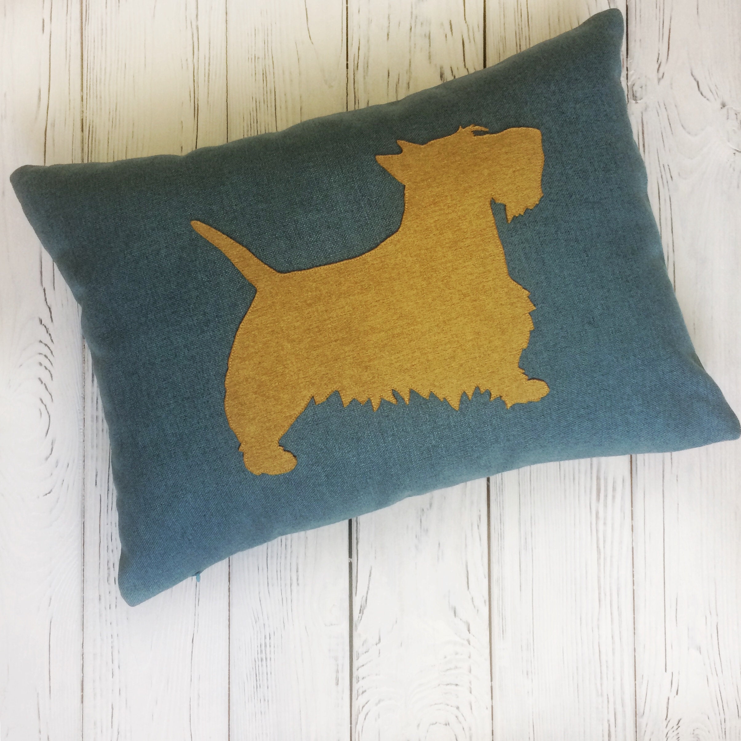 Scottie Dog pillowcase Nursery pillow cover Puppy cushion in Etsy