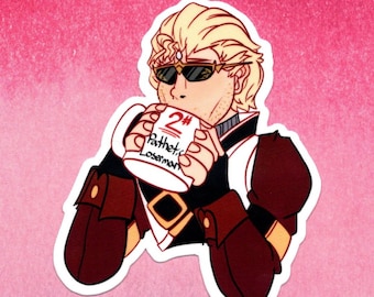 FINAL STOCK Pathetic Loserman Nero tol Scaeva FFXIV Meme Vinyl Sticker