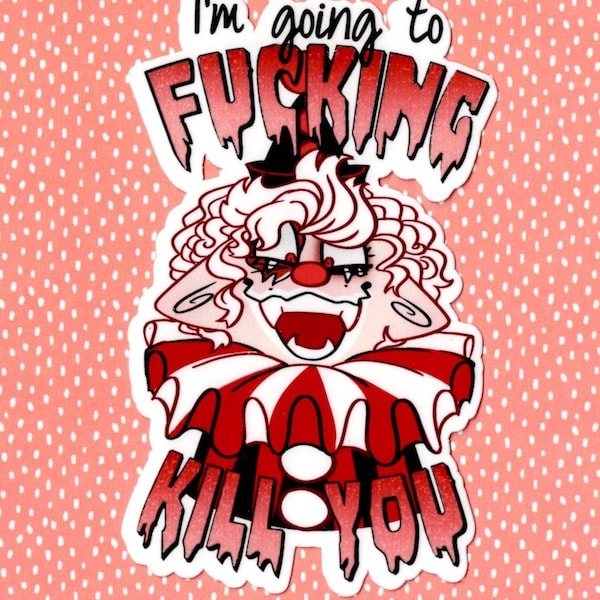 Astarion Clown Baldur's Gate Meme vinylsticker