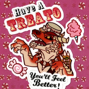 Poppers Have A Treato Baldur's Gate Meme Vinyl Sticker