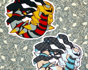 Giratina Origin Form Vinyl Sticker + Holographic Shiny Alt