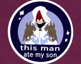 Adesivo Meme Elidibus FFXIV FF14 Final Fantasy 3''
