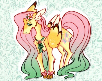 フラッターシャイ MLP リデザイン ビニールステッカー