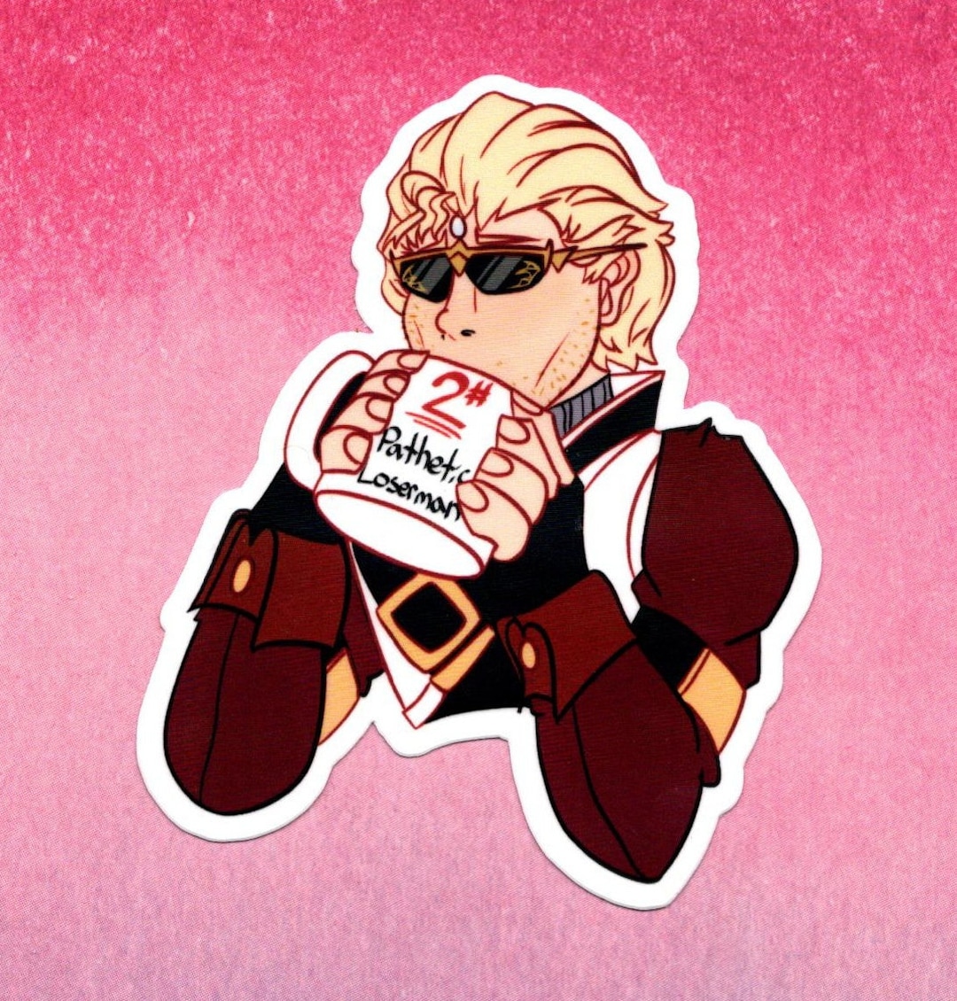 Pathetic Loserman Nero Tol Scaeva FFXIV Meme Vinyl Sticker - Etsy