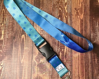 Green Room Tenna Deltarune Lanyard