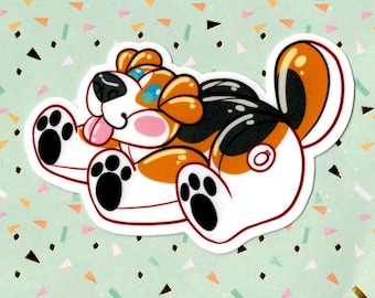 Pooltoy Dog Vinyl Sticker
