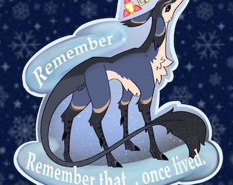 Lv 1 Nothing Antelope Doe FFXIV Final Fantasy Meme Vinyl Sticker