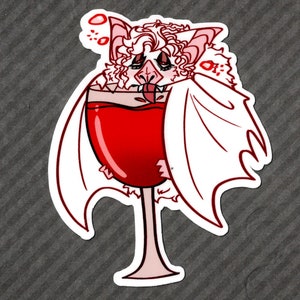 Bat Astarion Batstarion Baldur&#39;s Gate Vinyl Sticker