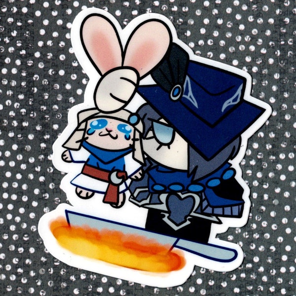 Zero Loporrit FFXIV Final Fantasy Undertale Vinyl Sticker