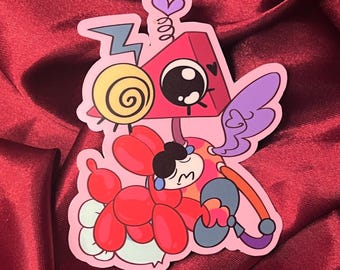 TADC Balloon Dog Gangle + Zooble Vinyl Sticker
