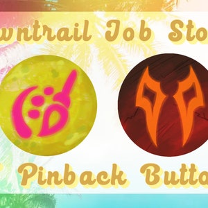 Pictomancer + Viper Jobstones FFXIV Dawntrail 1'' Pin Buttons