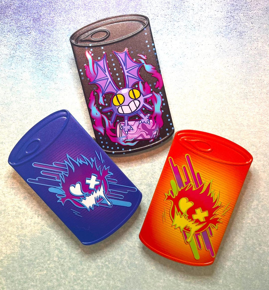 Arcadion Energy Drinks Brute Bomber Gimme Cat Soda Can Pins - Etsy
