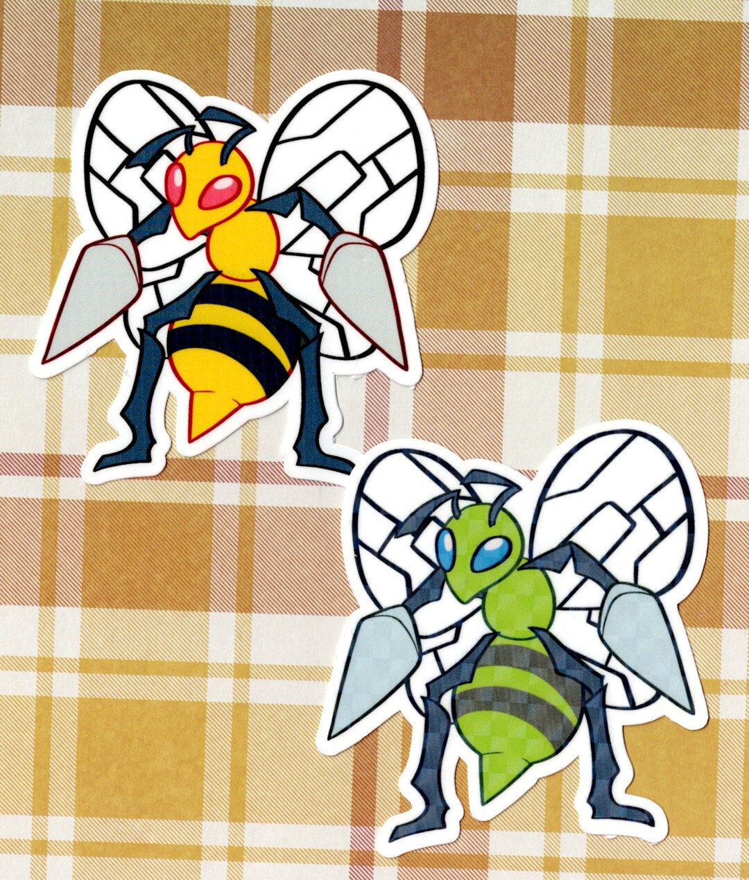Beedrill Vinyl Sticker + Holographic Shiny Alt - Etsy