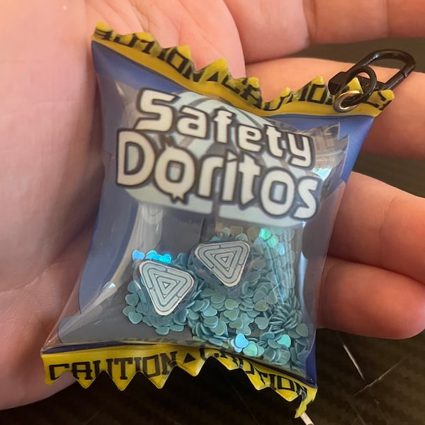 Safety Doritos FFXIV Final Fantasy Meme Candy Bag Charm