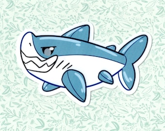 Pooltoy haai vinyl sticker