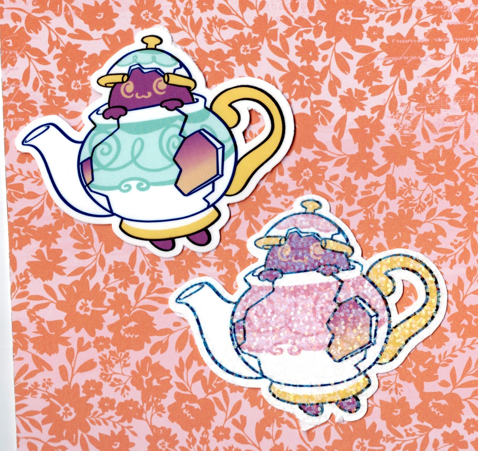 Polteageist Vinyl Sticker + Holographic Shiny Alt
