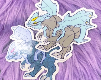 Kyurem Vinyl Sticker + Holographic Shiny Alt