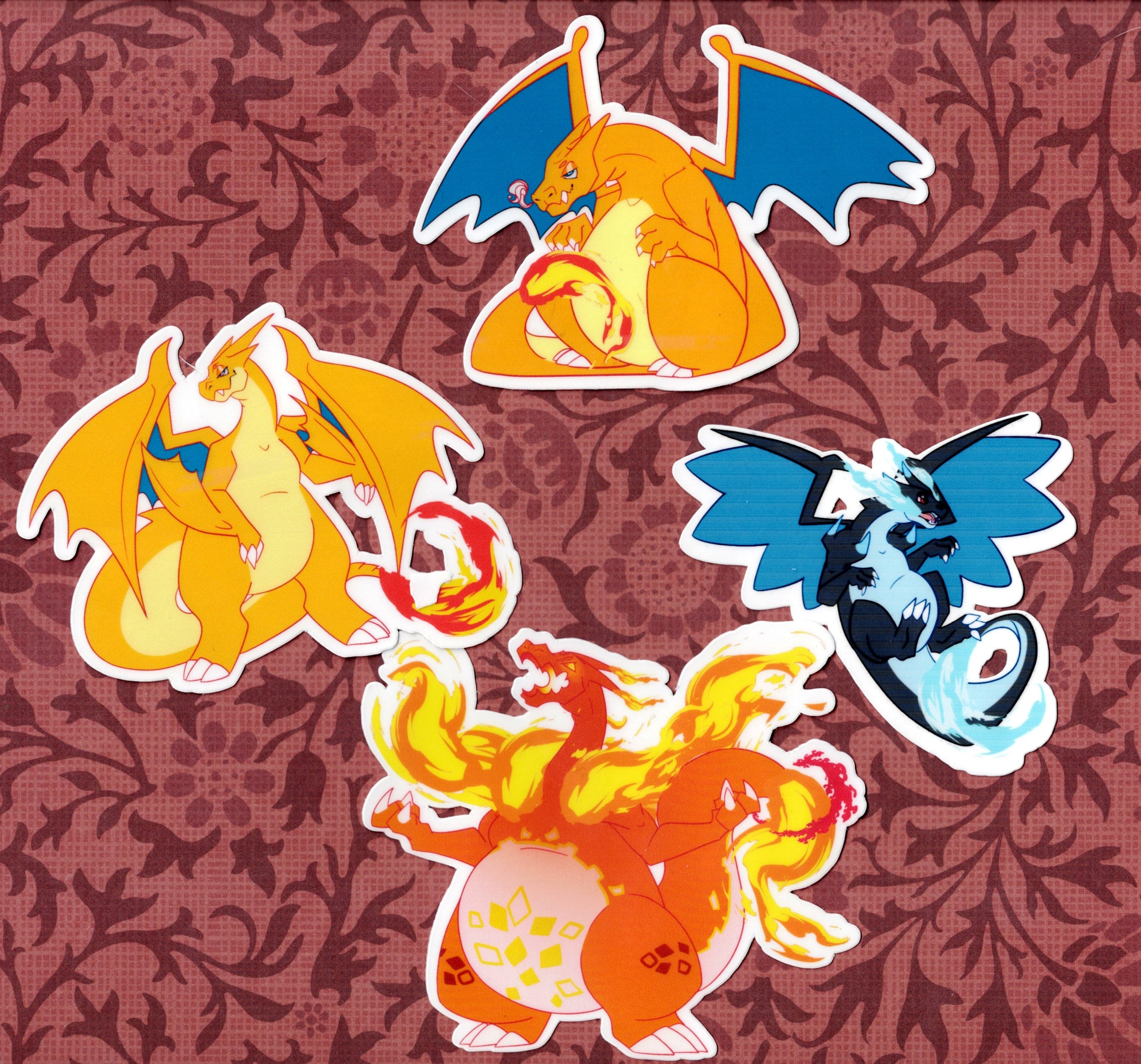 Pokemon] Char Bros - Charizard, Charizard X, Charizard Y Enamel Pin – MEWSES