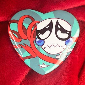 TADC Gangle 2.25'' Pinback Heart Button