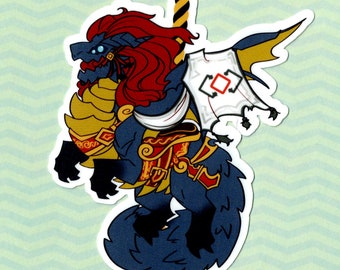Shinryu Carousel FFXIV Final Fantasy XIV 14 Naklejka winylowa