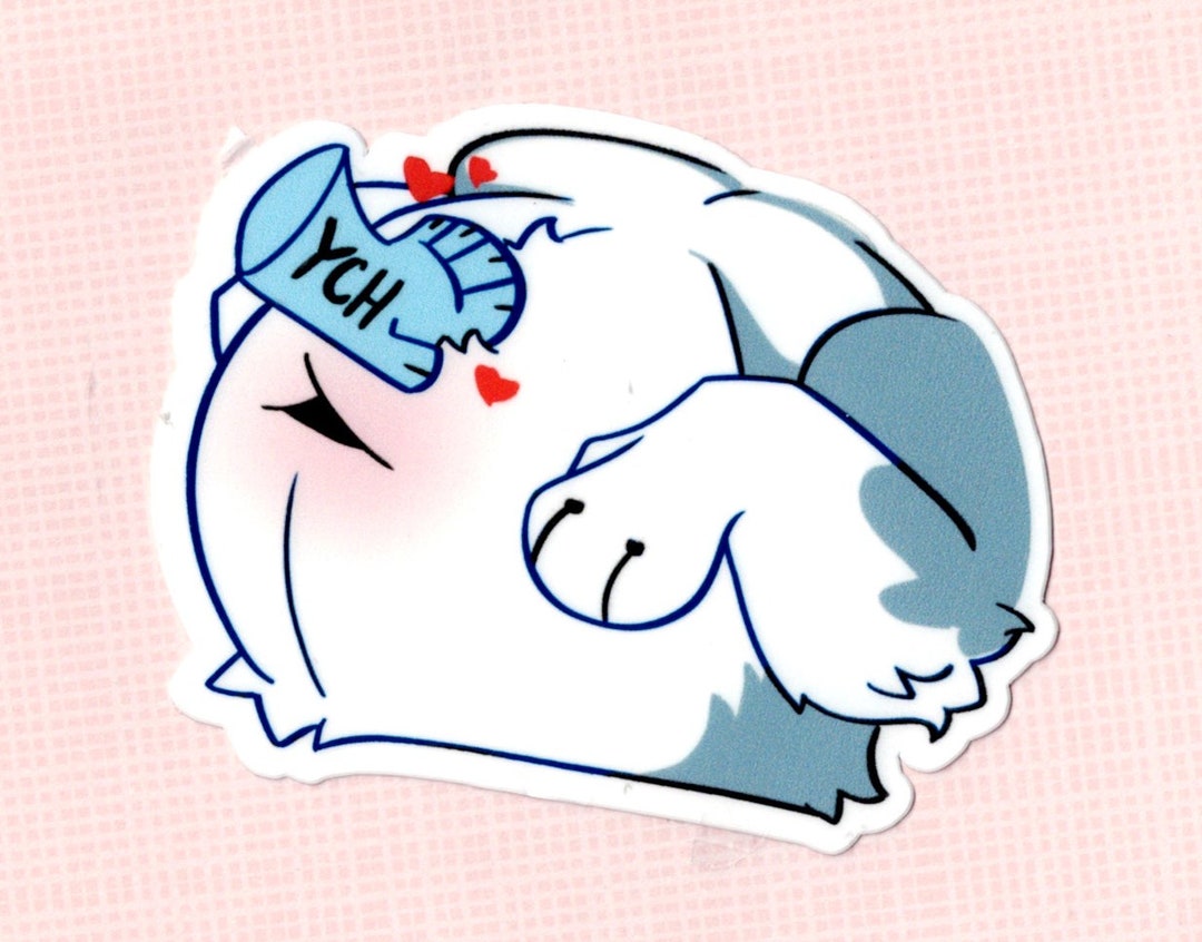 Furry Belly Rub Vinyl Sticker - Etsy