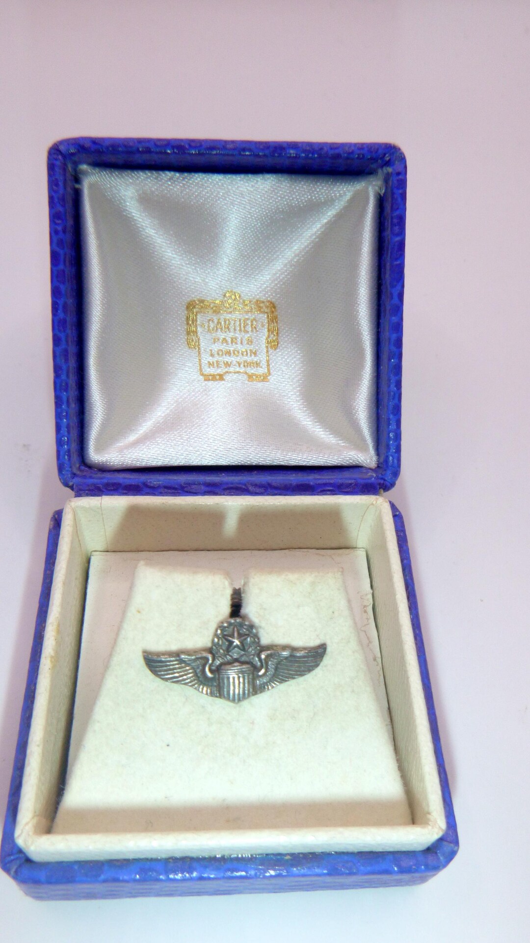 World War 2 US Air Force Command Pilot Wing Lapel Pin by CARTIER - Etsy