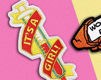 Trans Pride - Female/Femme Embroidered Patch