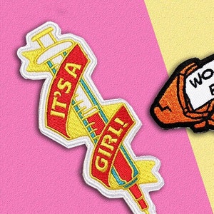 Trans Pride - Female/Femme Embroidered Patch