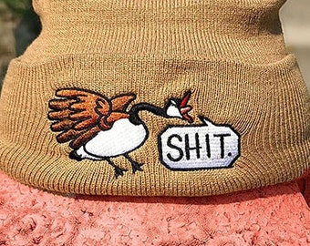 Shit goose beanie