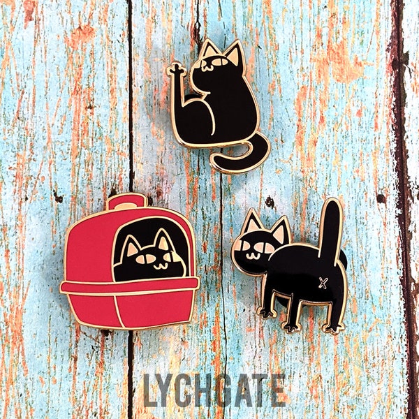 Shitty Kitties - Enamel Pins